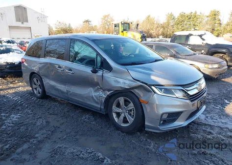 2019 Honda Odyssey Ex из США, поврежденный, VIN 5FNRL6H50KB074265